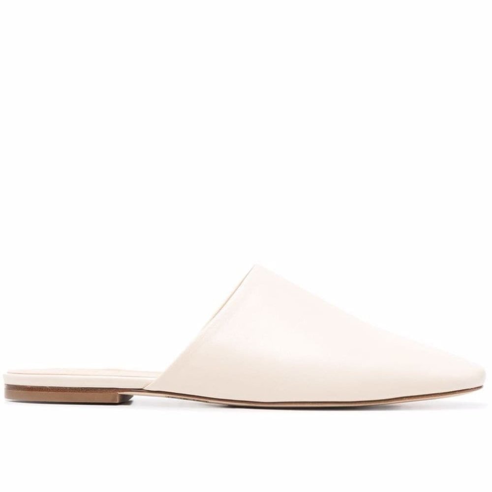 Aeyde Kelly Slip-on Mule, Cream, Size 41
